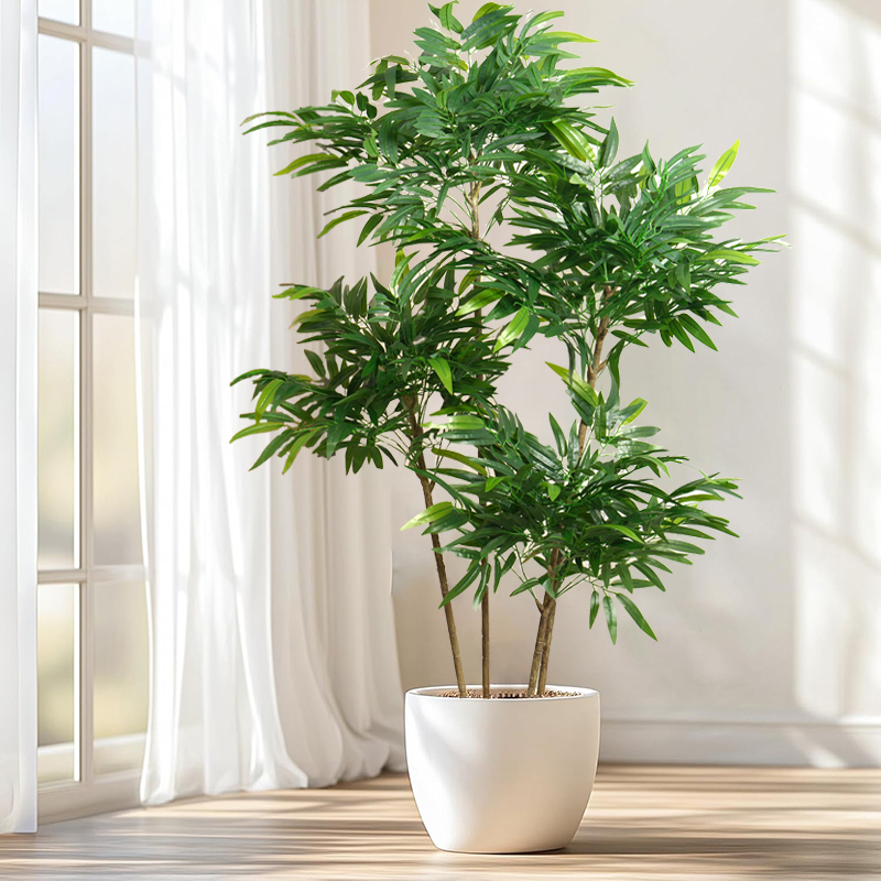 Fiddle Leaf Fig - نباتات نخيل اصطناعية كبيرة بطول 80-180