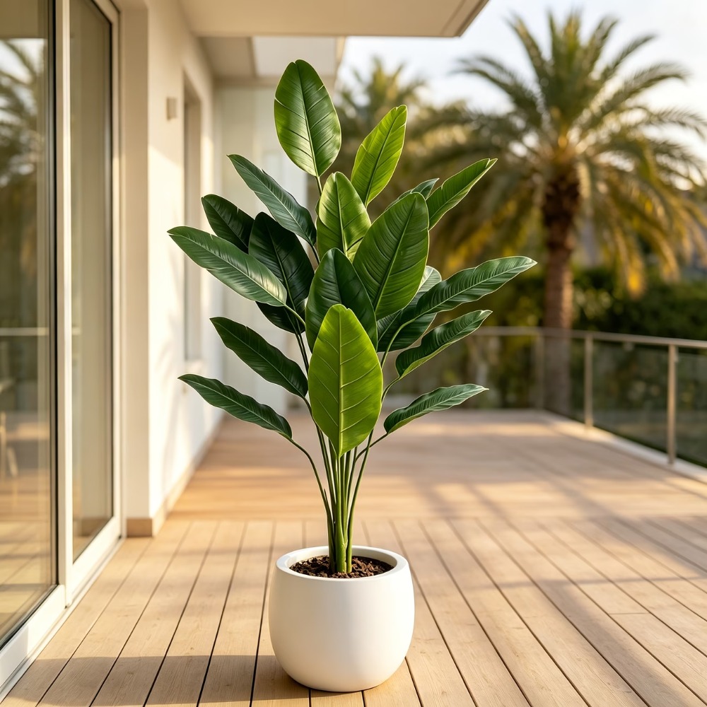 شجرة موز صناعية عملاقة بطول 10 - مراجعة Fiddle Leaf Fig وسعره