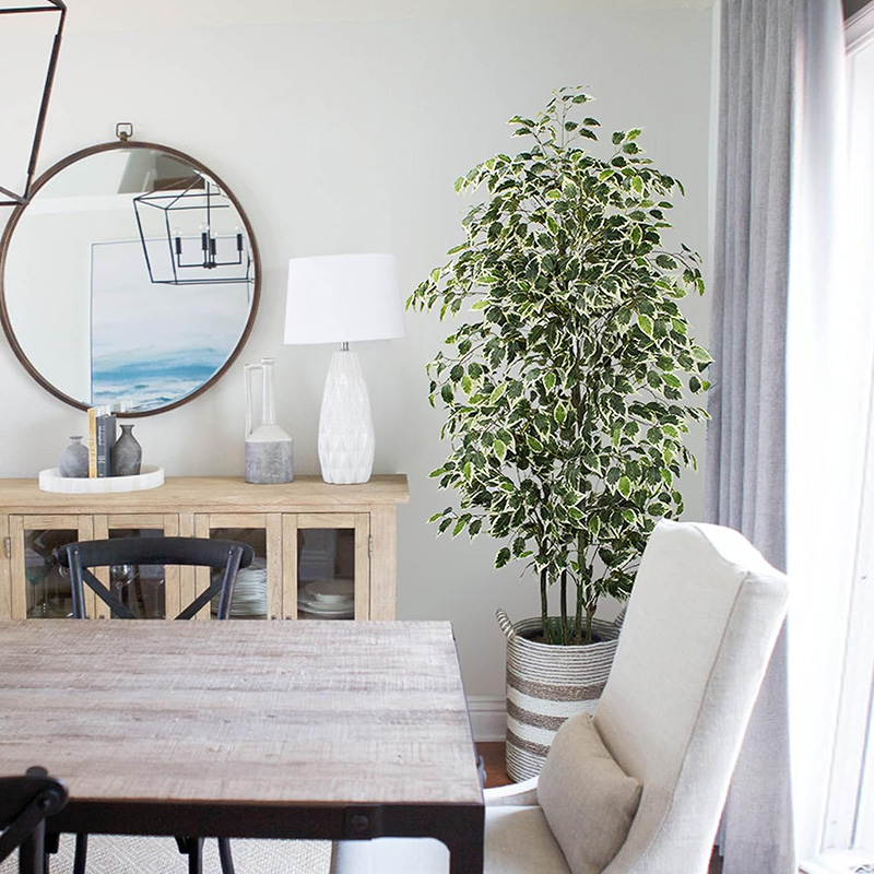 شجرة اللبخ الاصطناعية مقاس 70  - مراجعة Fiddle Leaf Fig وسعره