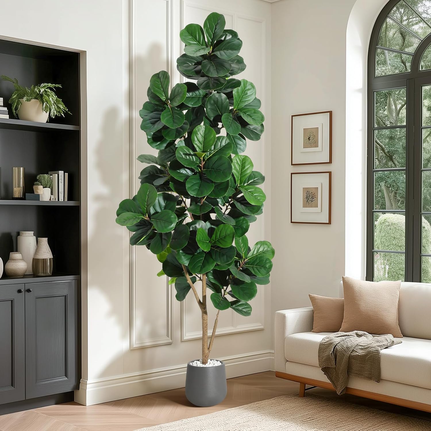 4FT/5FT/6FT/7FT كمان ورقة شجرة - مراجعة Fiddle Leaf Fig وسعره